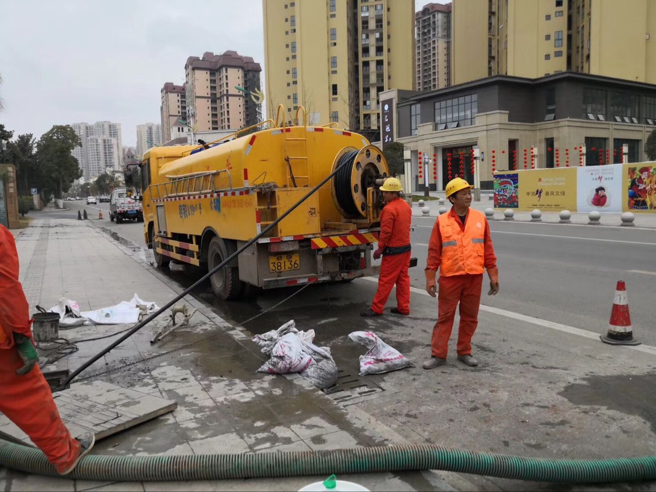 电白排污管道清淤-管道清洗